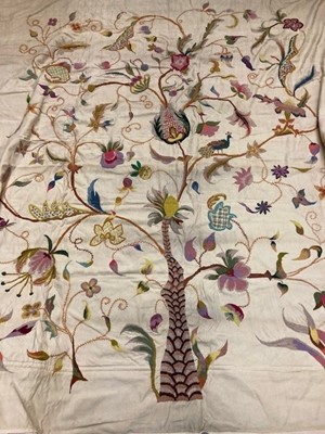 Lot 2187 - Two Similar Mid 20th Century Tree of Life Wool...