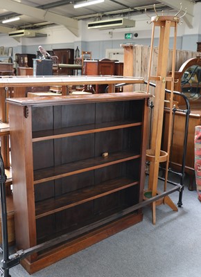 Lot 1232 - A Mahogany Open Bookcase, with adjustable...