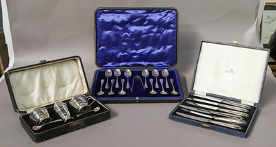 Lot 175 - A Collection of Assorted Silver, comprising a...