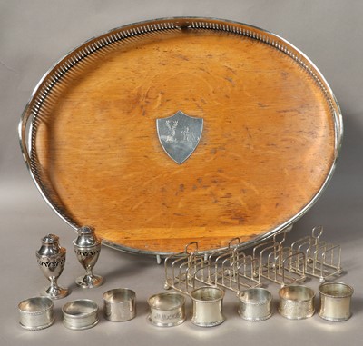 Lot 176 - A Collection of Assorted Silver and Silver...
