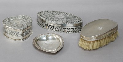 Lot 224 - A Collection of Assorted Silver, comprising:...