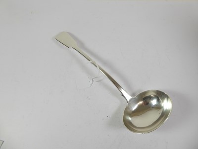 Lot 2044 - A Victorian Silver Soup-Ladle