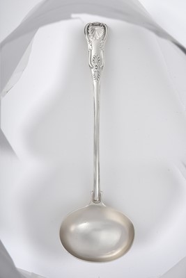 Lot 2042 - A Victorian Silver Soup-Ladle