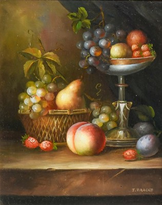 Lot 1086 - I* Bracke (20/21st Century) Still life of...