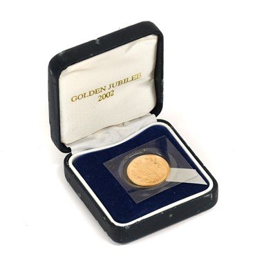 Lot 368 - Elizabeth II, Sovereign 2002, 'Golden Jubilee',...