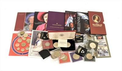 Lot 447 - Mixed Specimen Sets and Commemorative Coinage,...