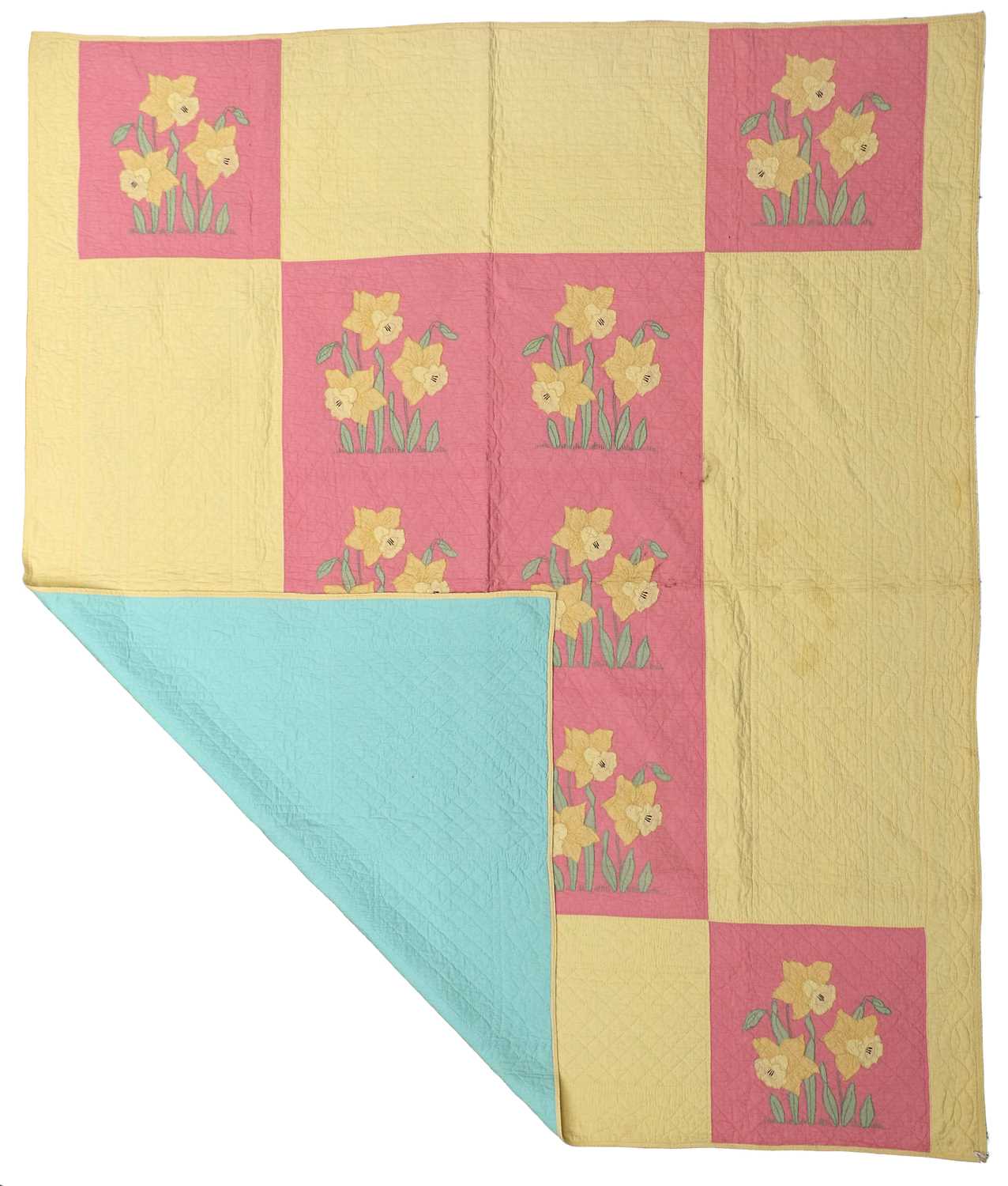 Lot 2113 - Circa 1935 Canadian Quilt Appliquéd and...