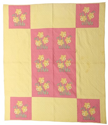 Lot 2113 - Circa 1935 Canadian Quilt Appliquéd and...