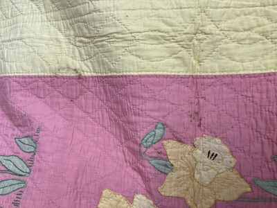 Lot 2113 - Circa 1935 Canadian Quilt Appliquéd and...