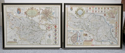 Lot 1074 - John Speed Maps, one of North Riding of...