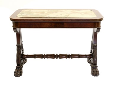 Lot 491 - A William IV Carved Mahogany Centre Table, 2nd...