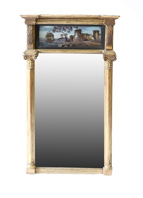 Lot 92 - A Regency Gilt and Gesso Pier Glass, early...