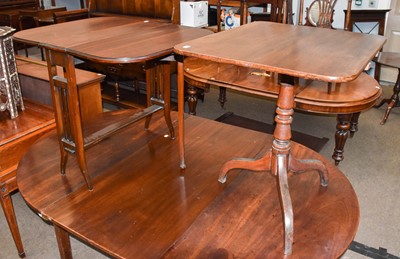 Lot 1265 - A George IV Mahogany Tilt Top Tripod Table,...