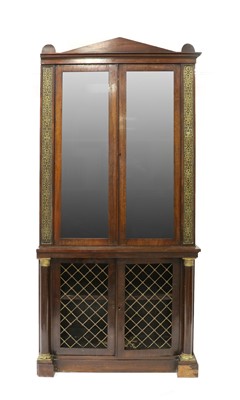 Lot 468 - Two Regency Style Rosewood Bookcases, 19th...