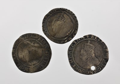 Lot 149 - 3 x Elizabeth I Sixpences, comprising: 1566...