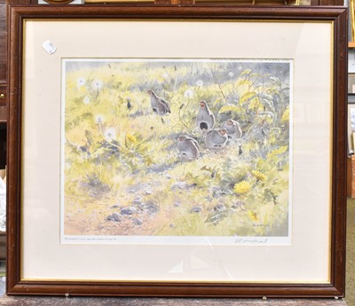 Lot 1061 - After Rodger McPhail (b.1953) Partridge in...