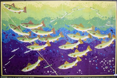 Lot 115 - After Charles Paine Swimming Fish Poster