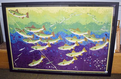 Lot 115 - After Charles Paine Swimming Fish Poster