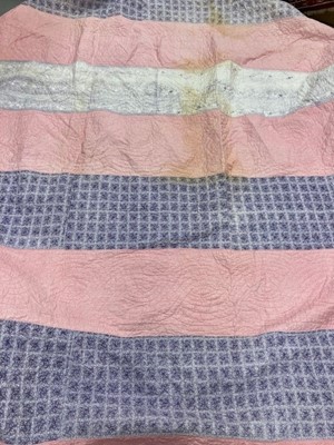 Lot 347 - Mid 19th Century Pink and Purple Printed...