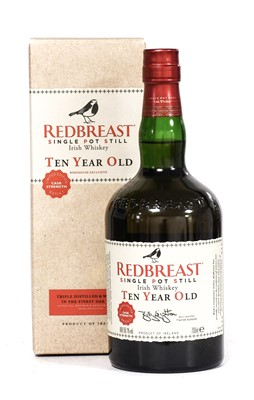 Lot 5329 - Redbreast 10 Year Old Single Pot Still Irish...