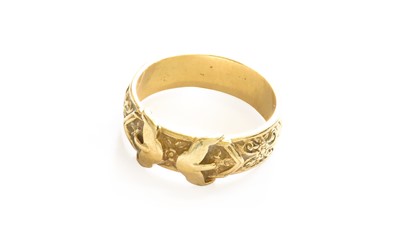 Lot 60 - A 9 Carat Gold Buckle Motif Ring, finger size Z+2