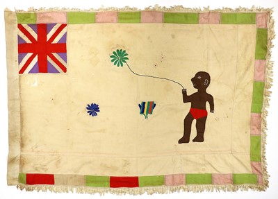 Lot 207 - A Pre-1957 Fante Asafo Flag, Ghana, of fine...