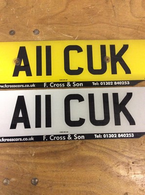 Lot 147 - Cherished Registration Number A11 CUK, with...