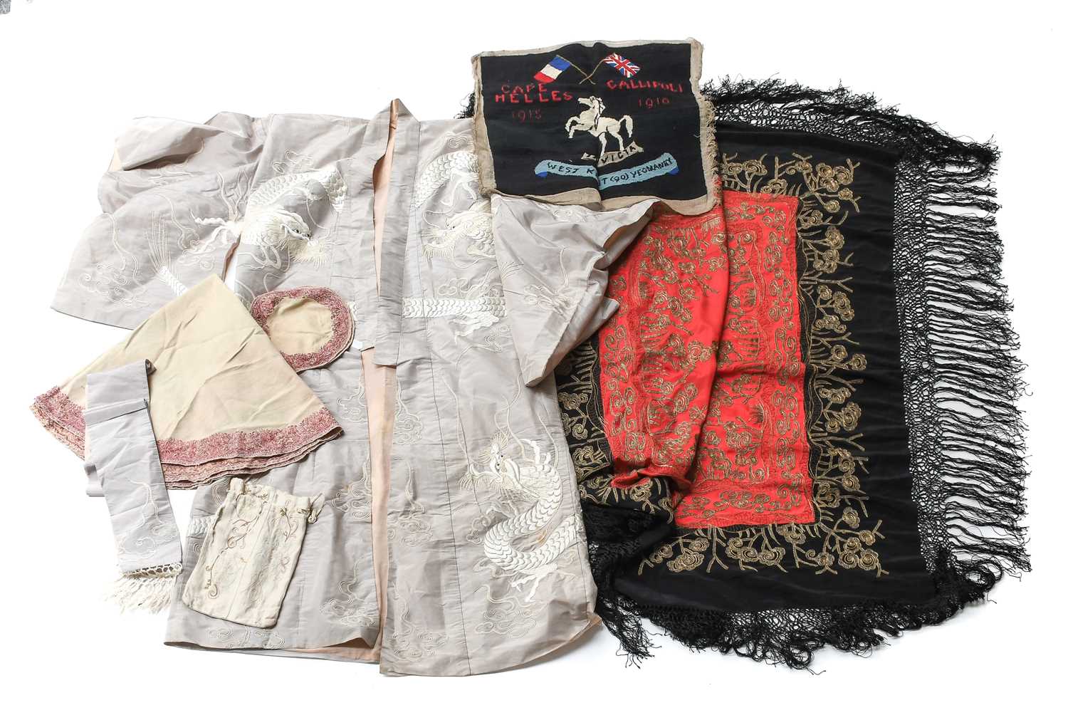 Lot 2098 - Assorted Decorative Costume and Textiles,...