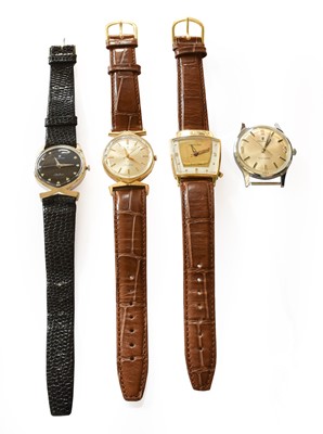Lot 2 - Four Electric Wristwatches, Three by Hamilton...