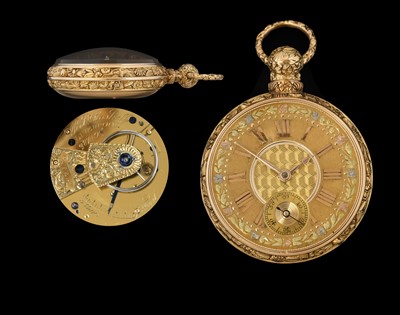 Lot 2199 - A Good 18 Carat Gold Pair Cased Pocket Watch,...