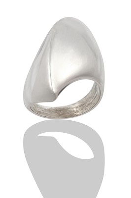 Lot 2257 - A Silver Georg Jensen Ring, designed by Nanna...