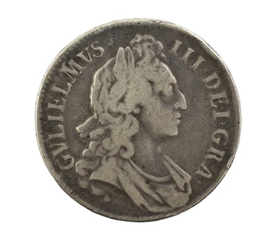 Lot 183 - William III, Crown 1696 OCTAVO, obv. first...