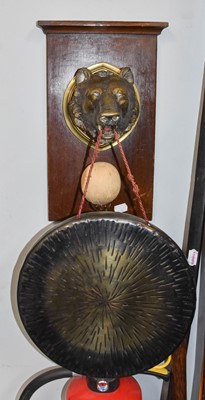 Lot 1239 - An Early 20th Century Wall Mounted Dinner Gong...