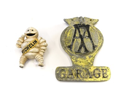 Lot 124 - ~ AA: An Early 20th Century Cast-Metal Garage...