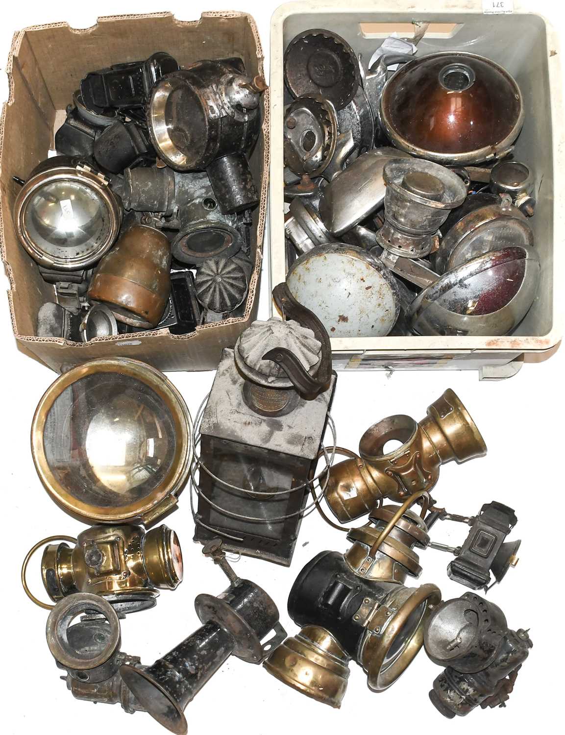 Lot 88 - ~ Three Boxes of Automobilia, including:...