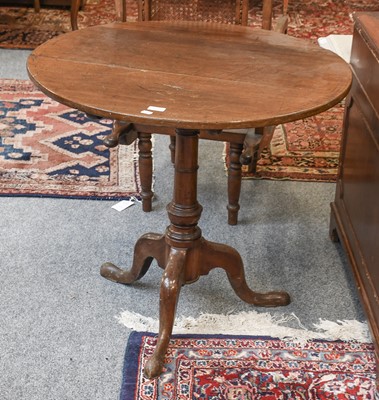 Lot 1362 - A George III Mahogany Snap Top Tripod Table