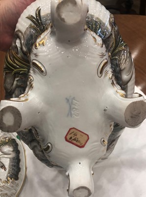 Lot 277 - A Meissen Porcelain Tureen and Cover, late...