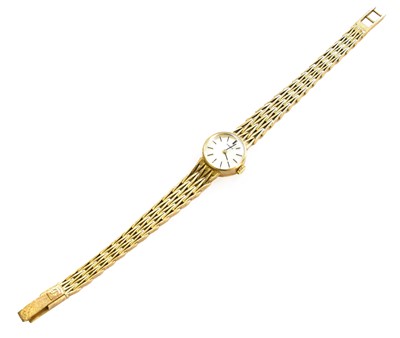 Lot 101 - A Lady's 9 Carat Gold Wristwatch, signed...
