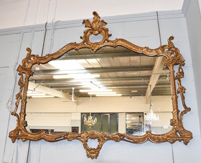 Lot 1185 - A 19th Century Gilt and Gesso Overmantel...