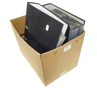 Lot 257 - Two Black Binders Containing Approx 520 Cards....