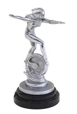 Lot 514 - A Chromed Car Accessory Mascot for Crossley...