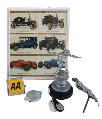 Lot A Chromed Car Accessory Mascot for Crossley...