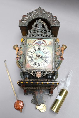 Lot 244 - A 19th Century Style Dutch Wall Timepiece