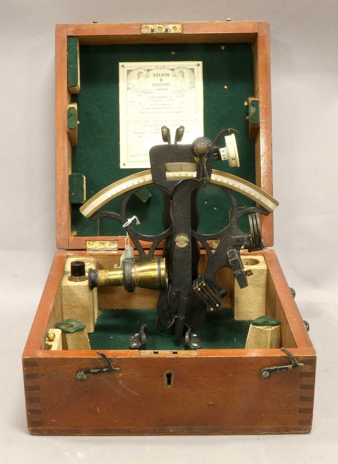 Lot 99 - Hughes & Son (Husun) Sextant