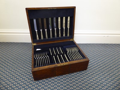Lot 2060 - A George V and Later Silver Table Service