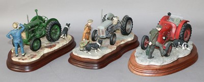 Lot 276 - Border Fine Arts Tractor Models, comprising:...