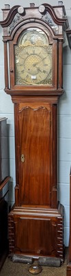 Lot 1177 - A Mahogany Eight Day Longcase Clock, arch...