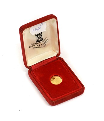 Lot 390 - Falkland Islands, Gold Medalet, obv. TASK...