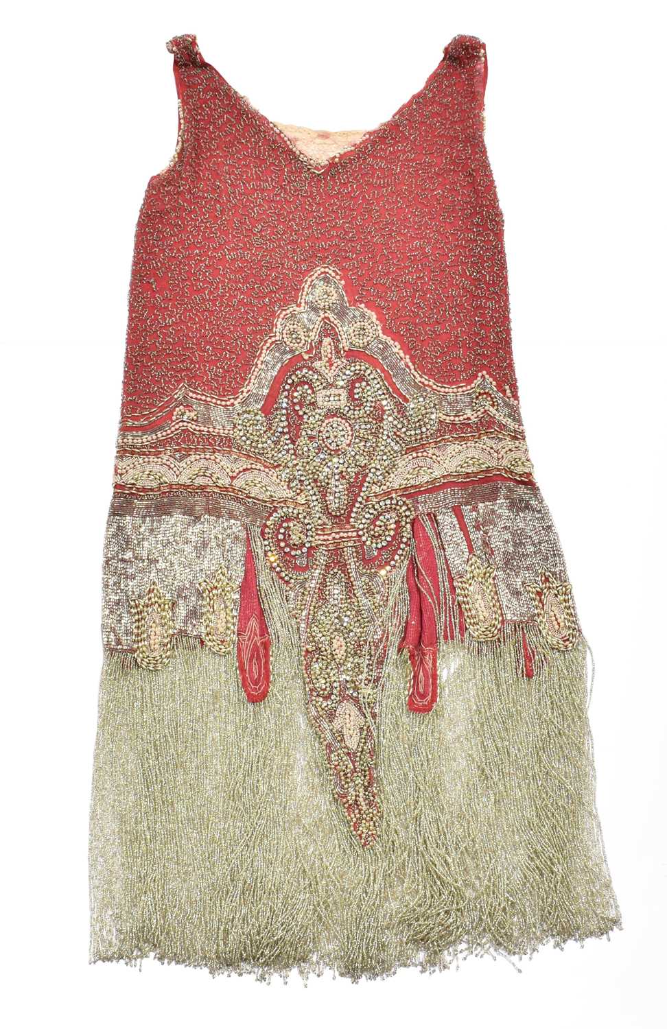 Lot 2032 - Circa 1920s French Drop Waist Dress on a Lot 2032 - Circa 1920s French Drop Waist Dress on a