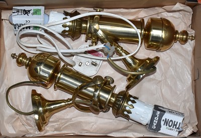 Lot 369 - Three Miners Safety Lamps; together with a...